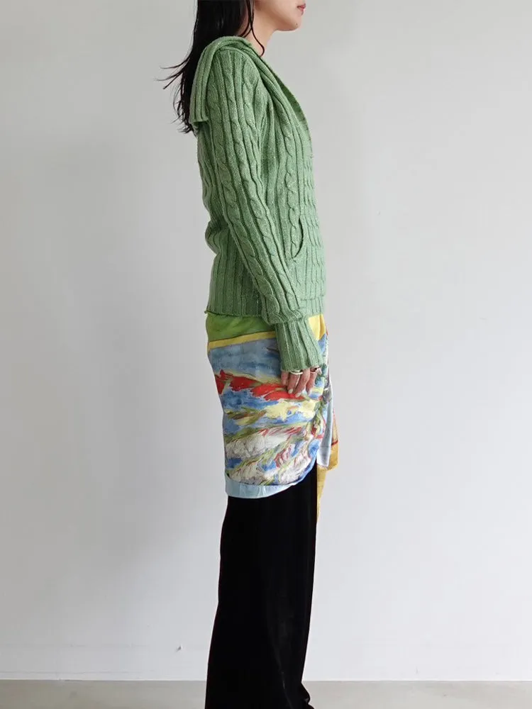 Saler Collar Knit Top