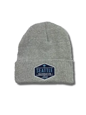 Seattle Patch Knit Hat