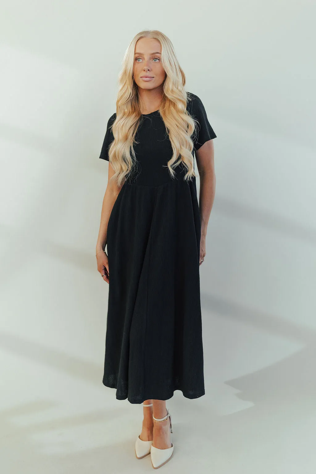 Selma Knit Midi in Black