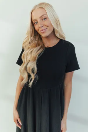 Selma Knit Midi in Black