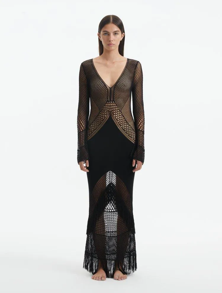 SEVVAL SAHIN - ELBA BLACK DRESS