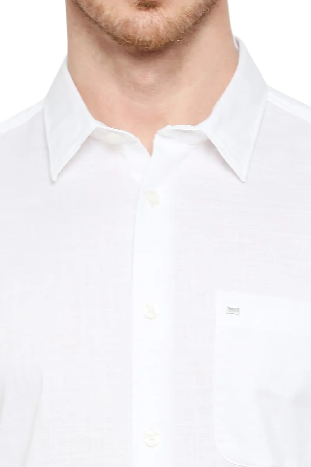 Slim Fit Cotton Slub Twill Shirt