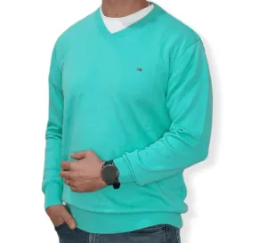 [Slim Fit] Men TH Pullover - Green