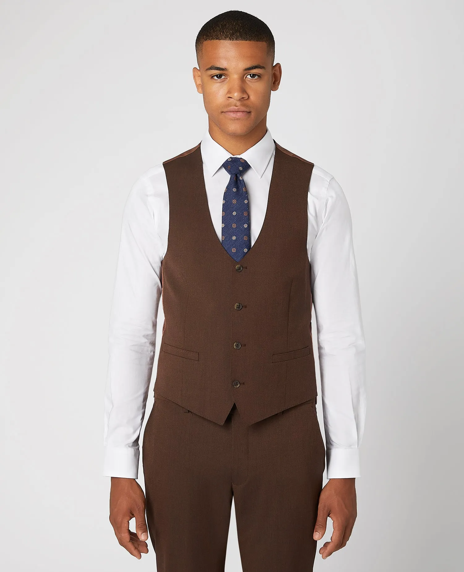 Slim Fit Stretch Waistcoat