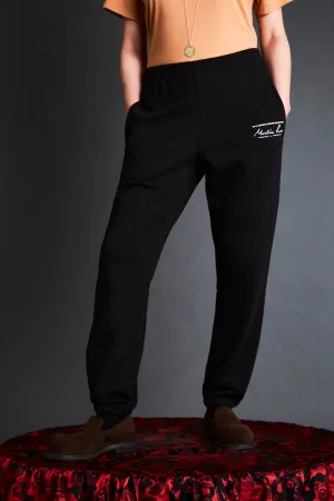 SLIM TRACK PANT in BLACK