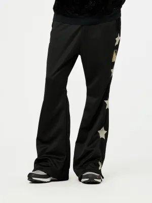 Smooth Jersey Stantman&woman Baggy Track Pants (Black)