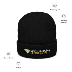 South Carolina Libertarian Party Ribbed knit beanie
