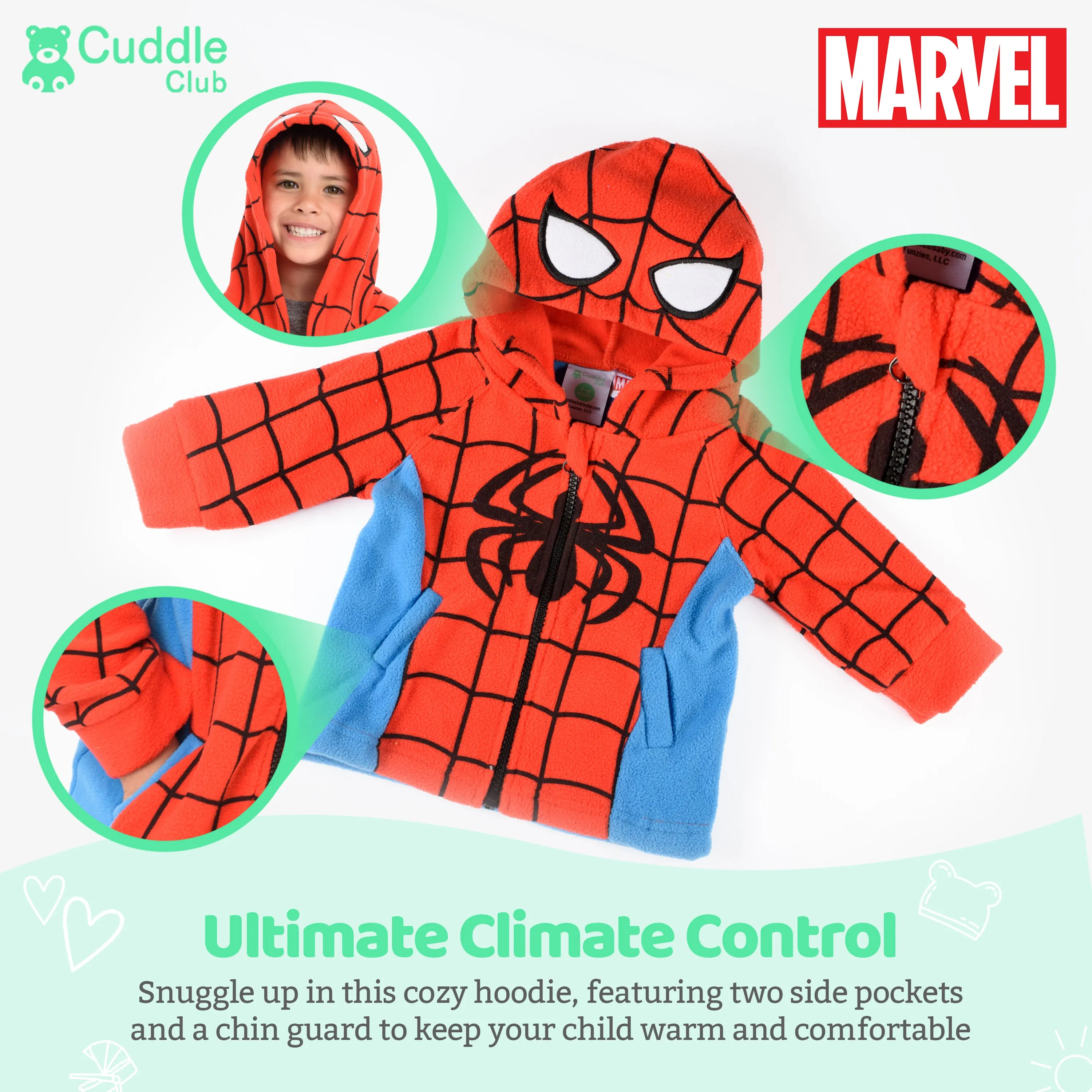 Spiderman Fleece Jacket
