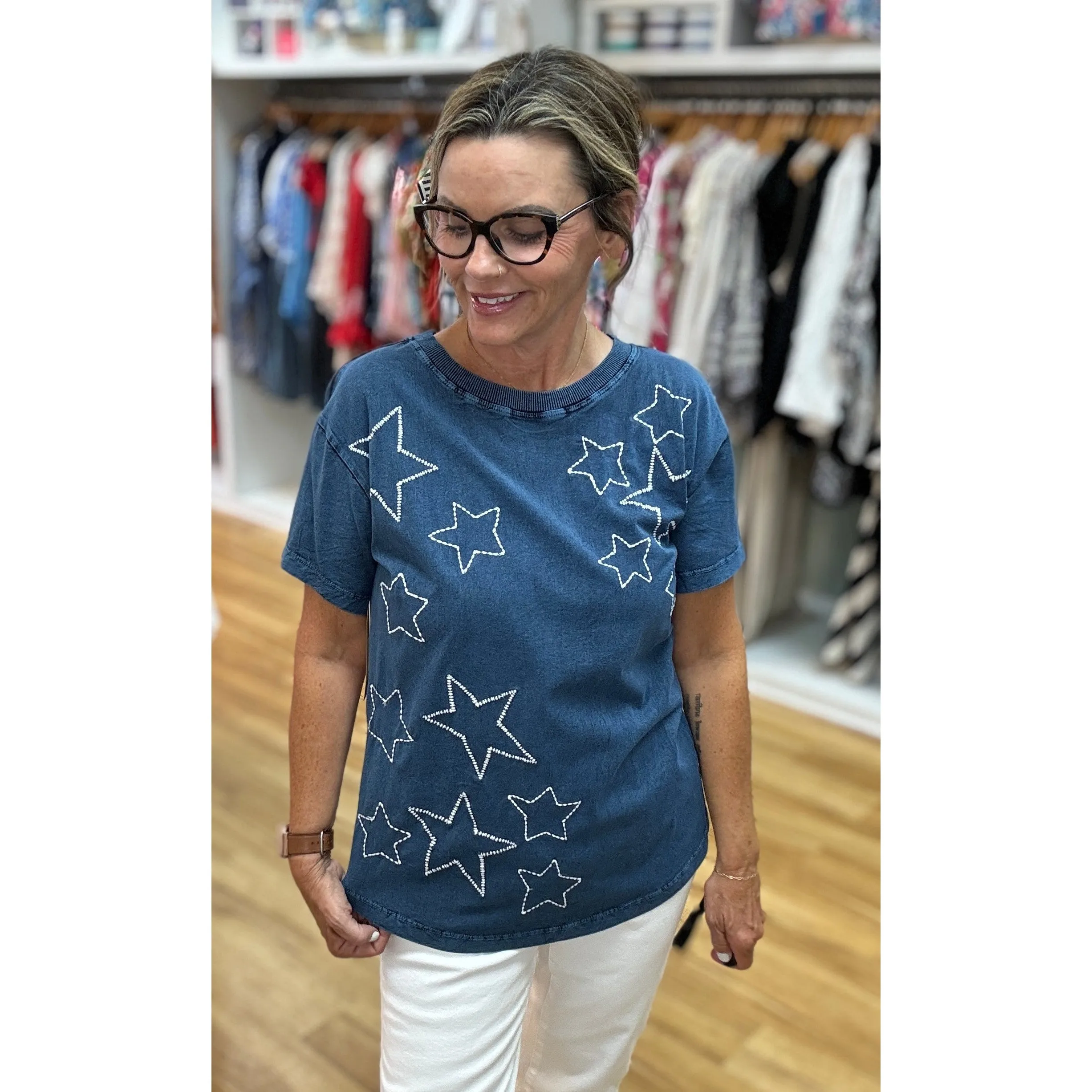 Star Knit Top