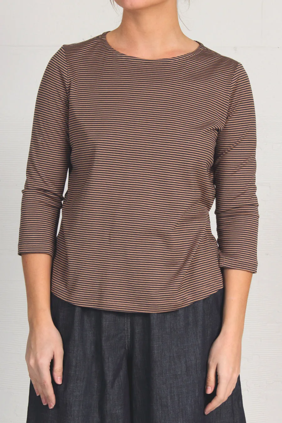 Striped Knit Stripey Tee - last one - medium!