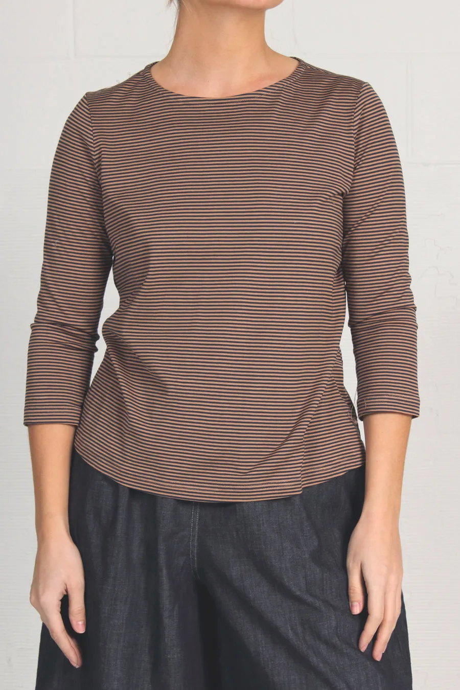 Striped Knit Stripey Tee - last one - medium!
