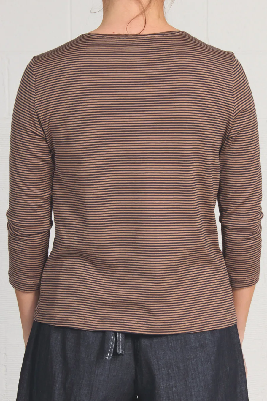 Striped Knit Stripey Tee - last one - medium!