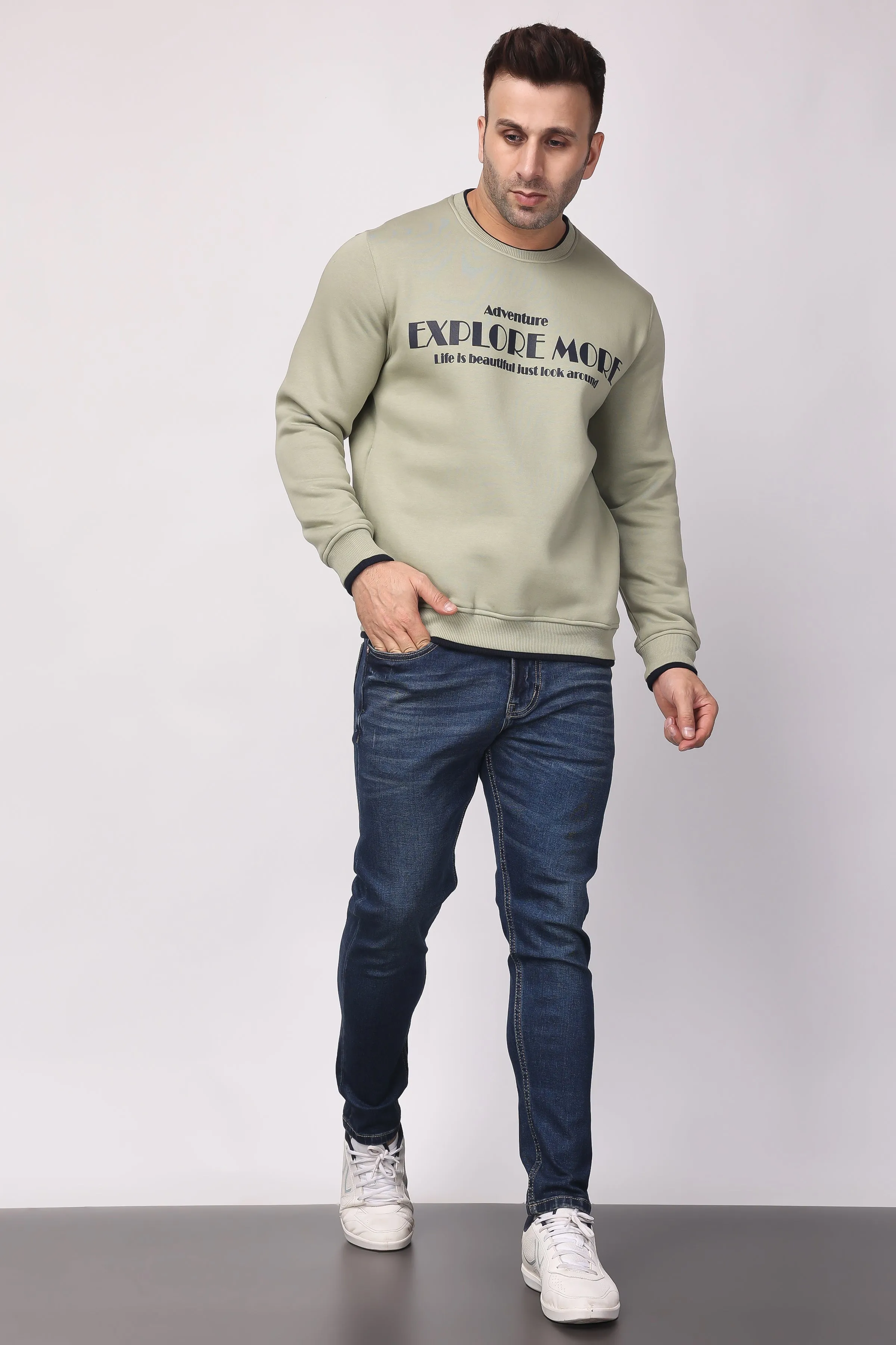 STYLOX DROPSHOULDER SWEATSHIRT- 121512