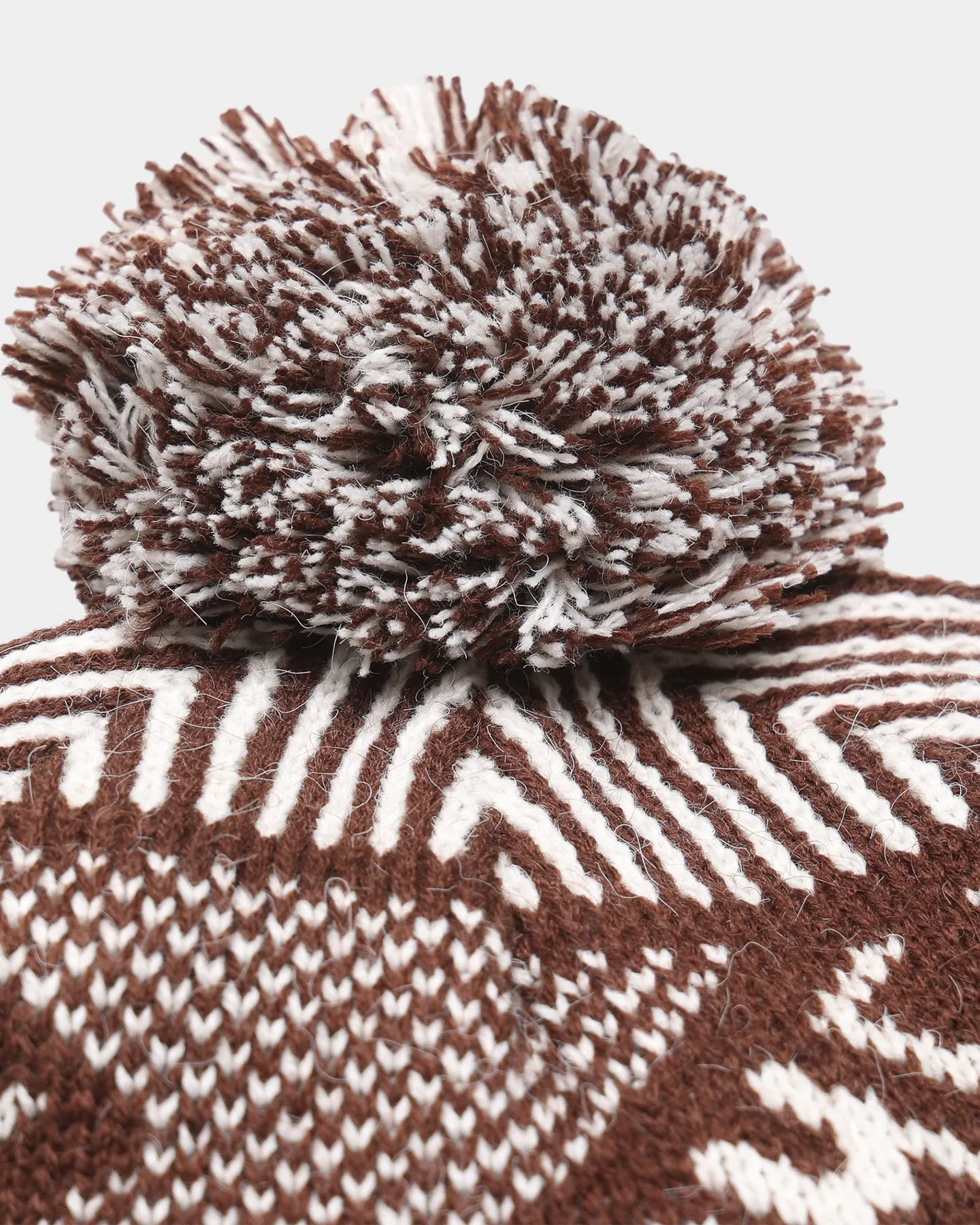 Supreme Banner Beanie Brown