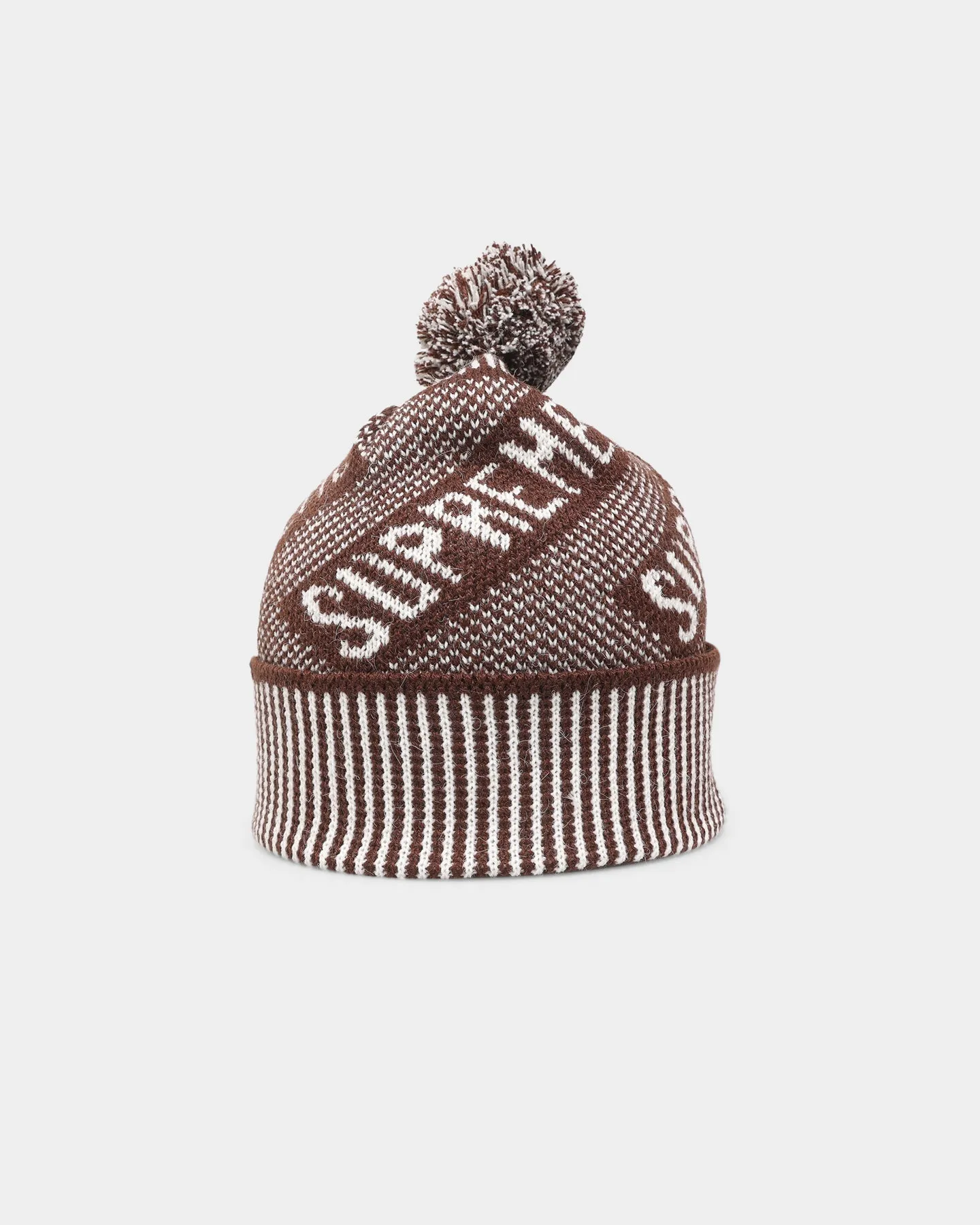 Supreme Banner Beanie Brown