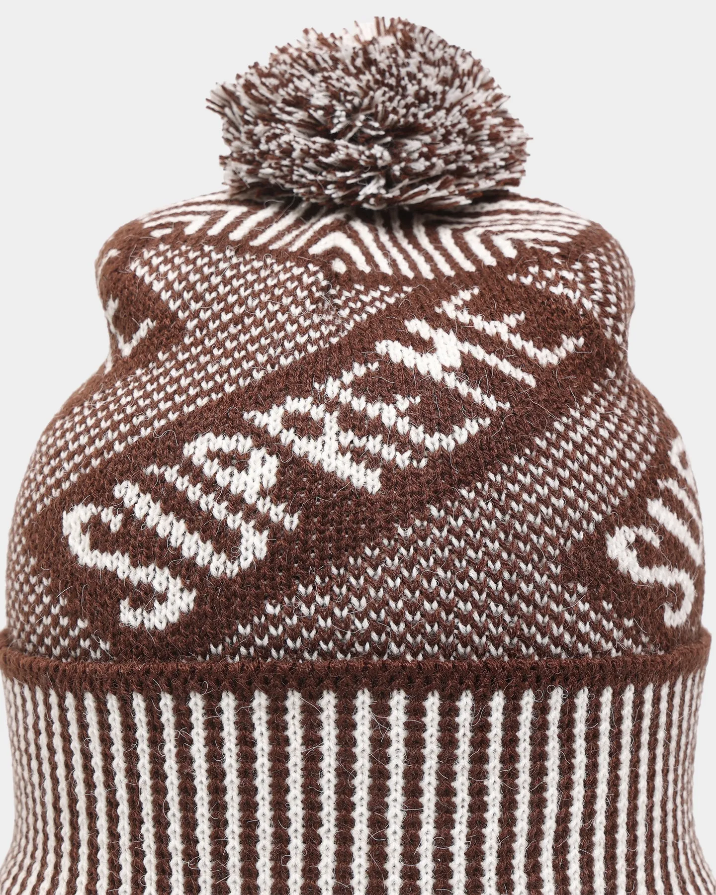 Supreme Banner Beanie Brown