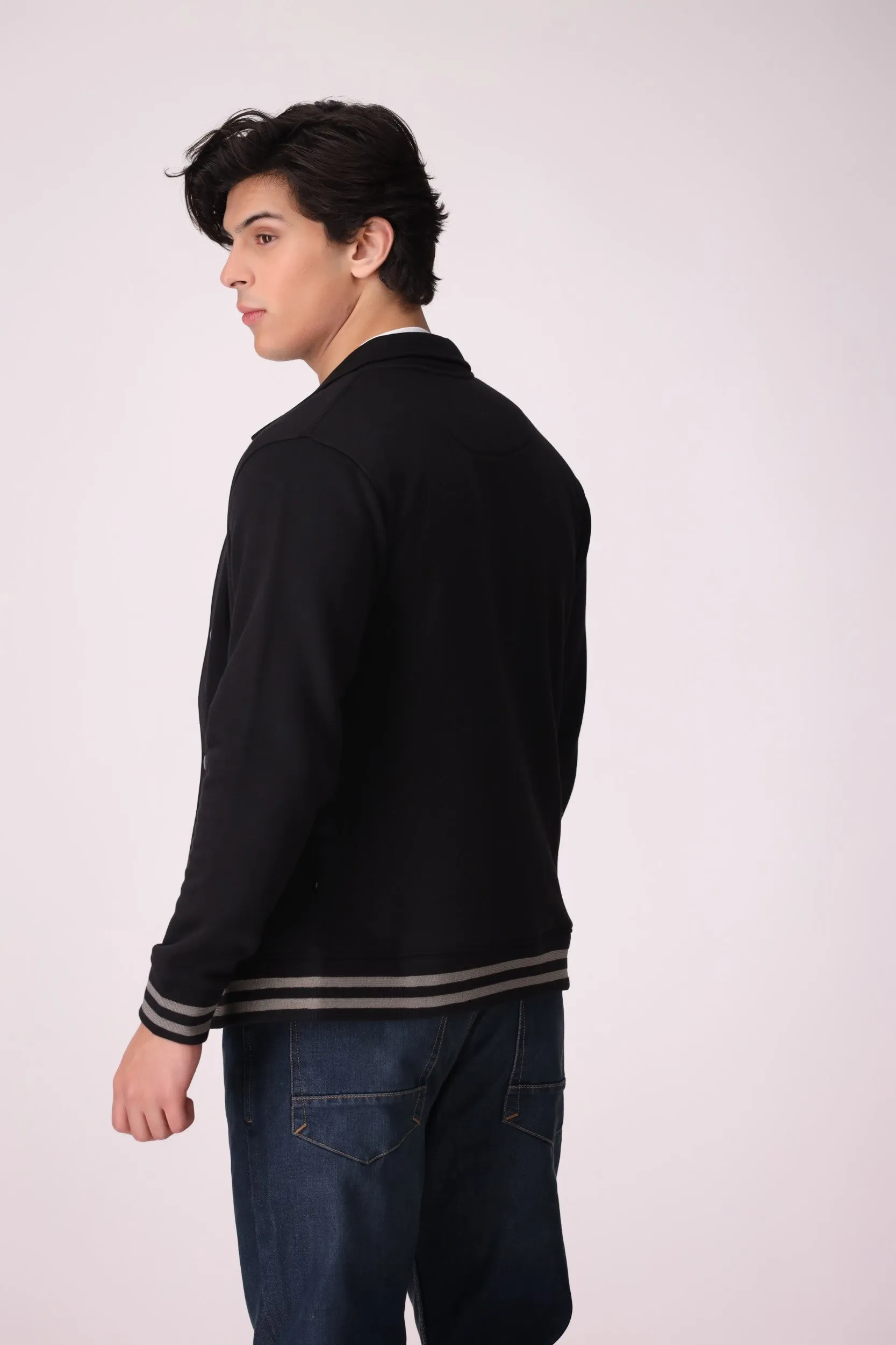 SWEAT COLLEGE JACKET