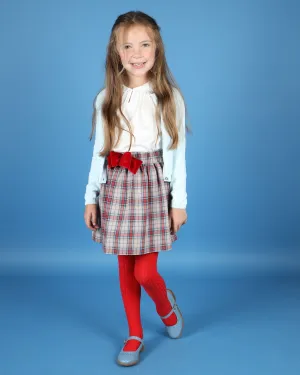 Tartan Girls Skirt - Myra