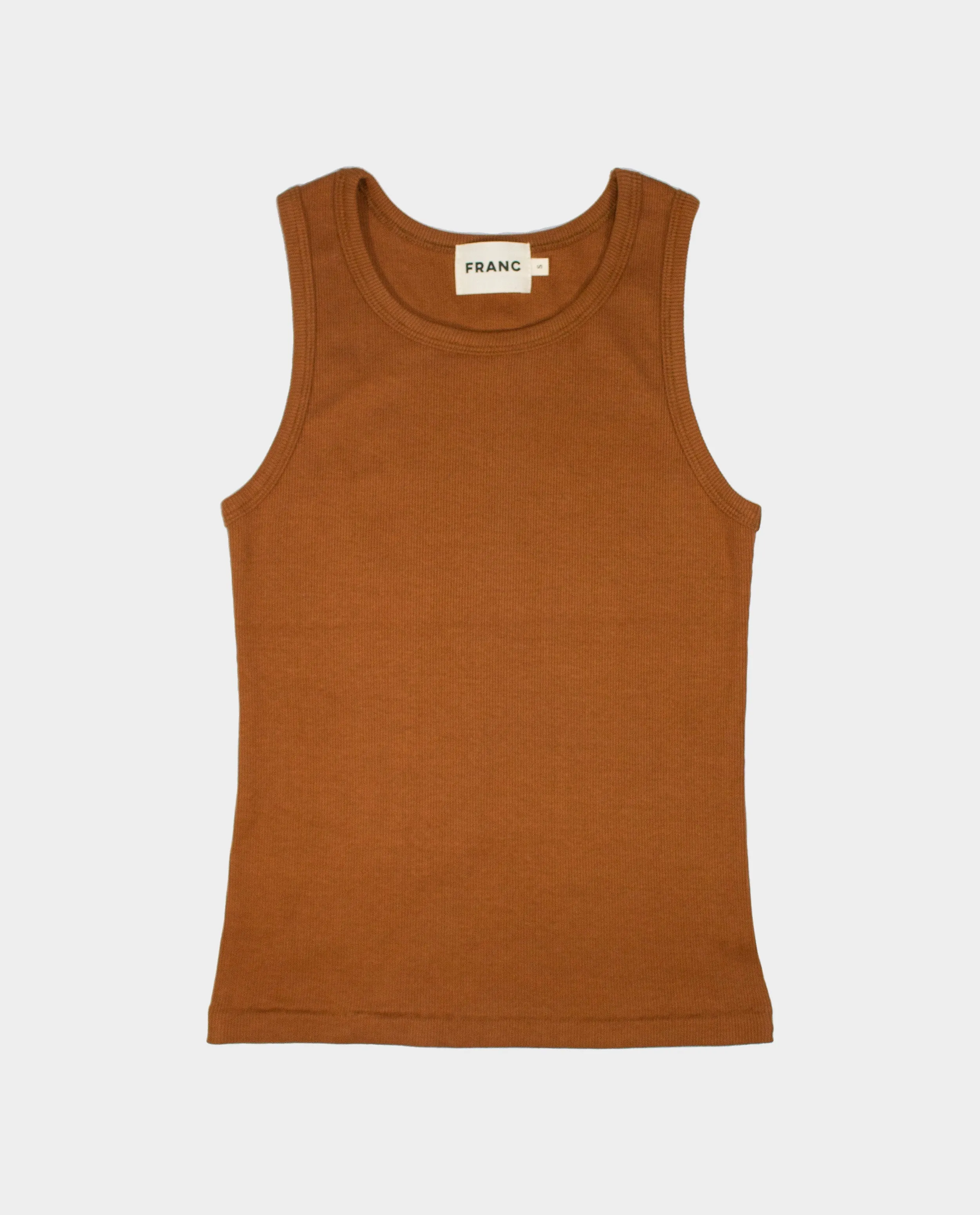 The Tuckable Rib Tank in Copper