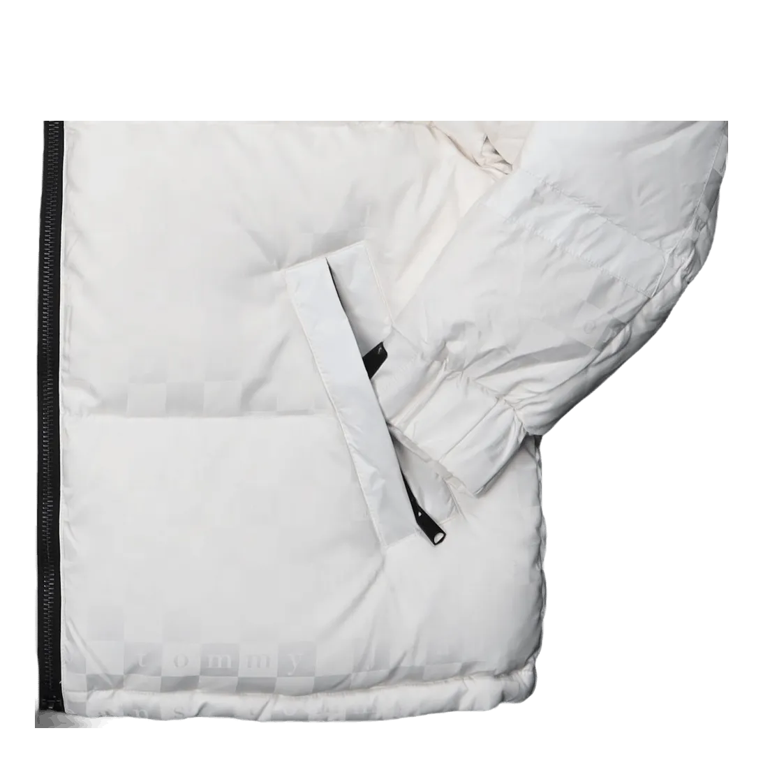 Tjcu Monogram Puffer Jacket Ancient White