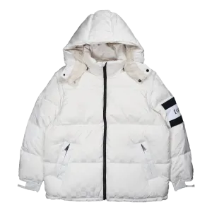Tjcu Monogram Puffer Jacket Ancient White