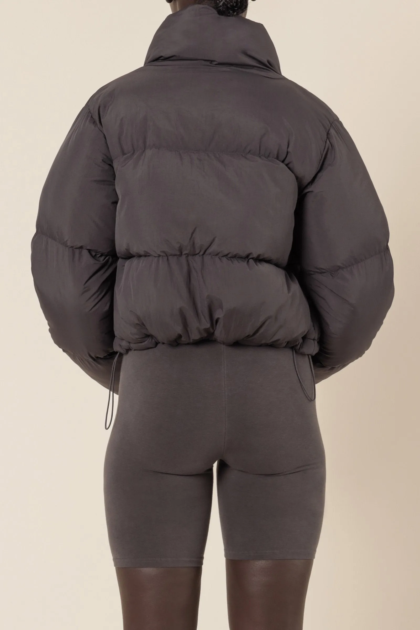 Topher Puffer Jacket- Coal