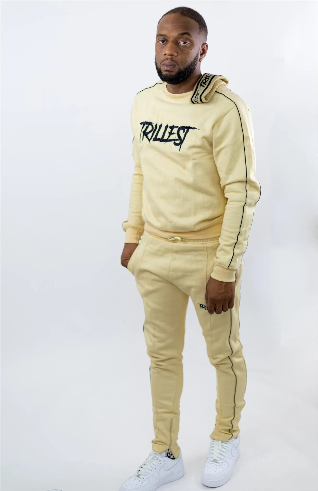 Trillest Vanilla\Black Lux 2.0 Unisex Joggers