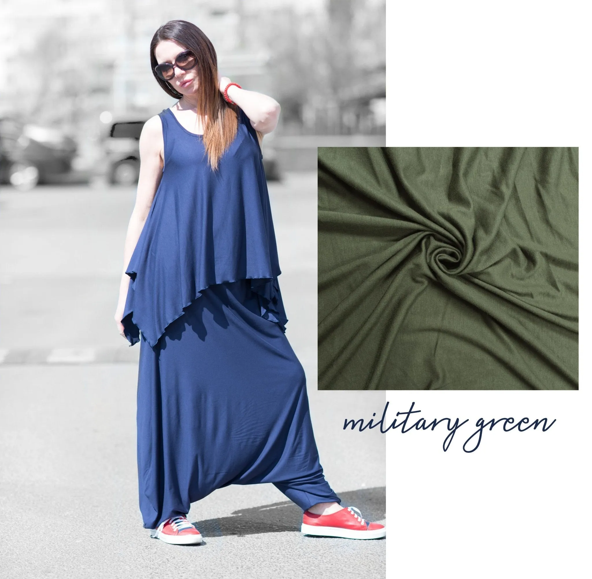 VIOLET Jersey Harem Pant