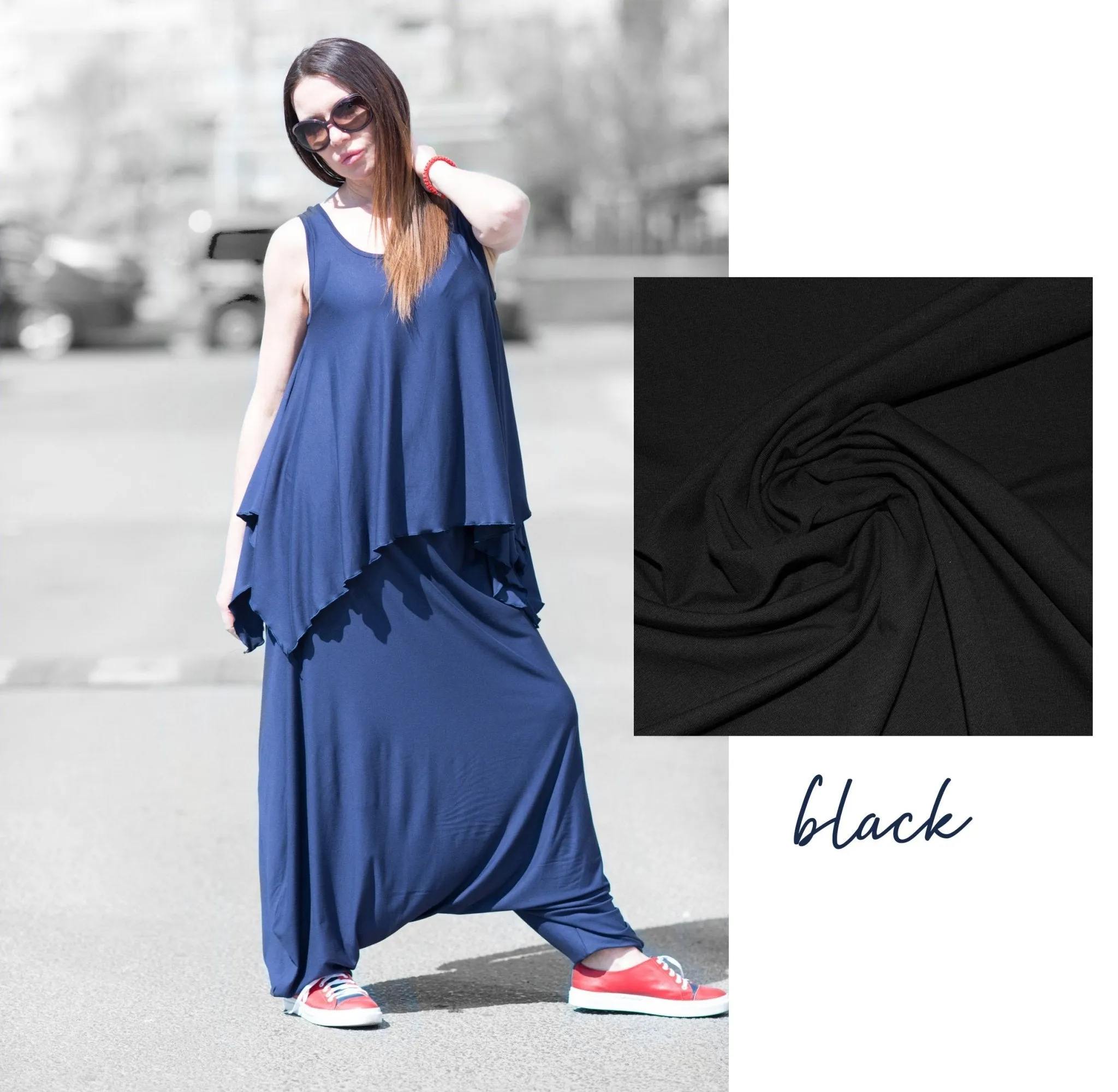 VIOLET Jersey Harem Pant