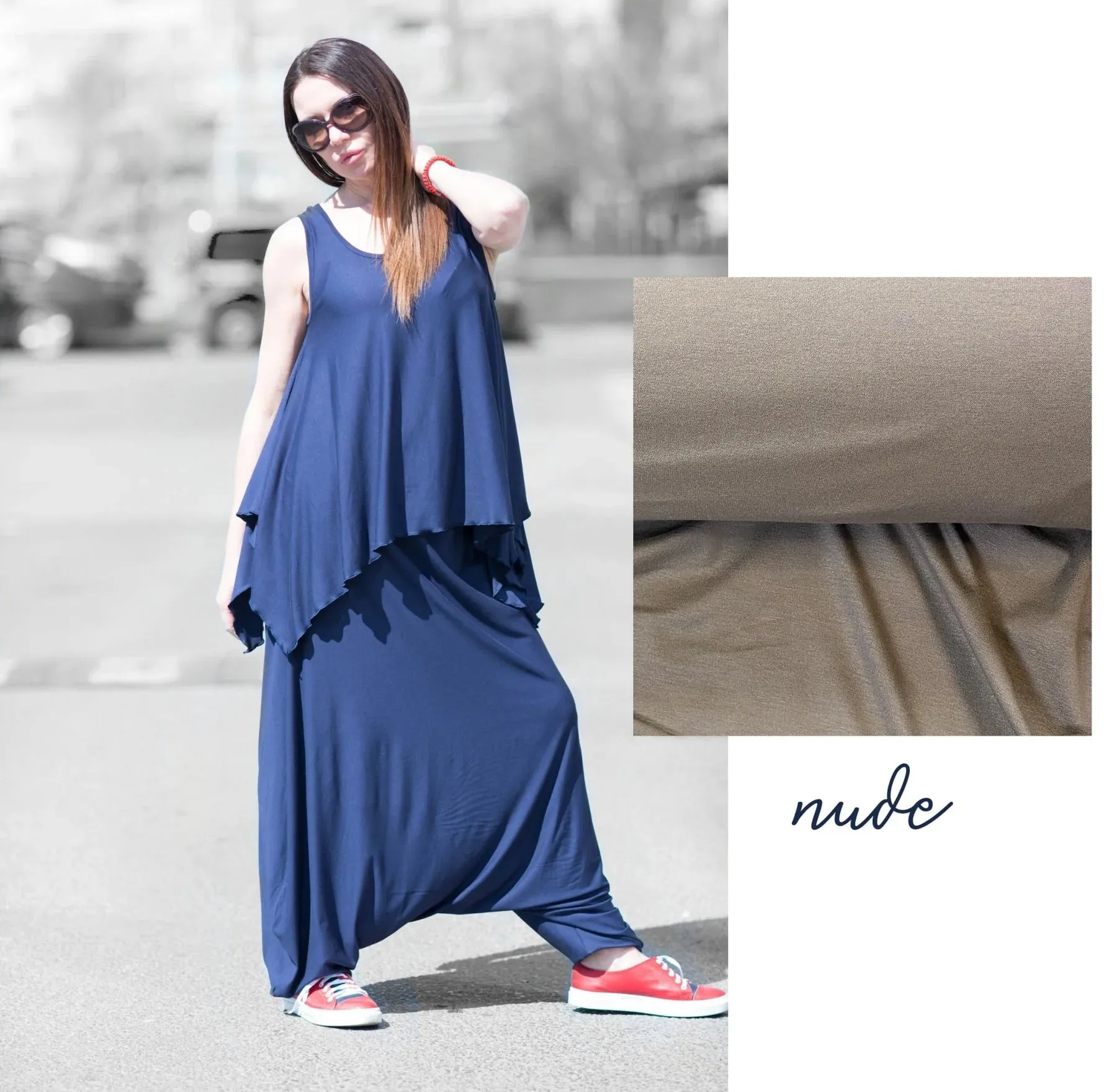 VIOLET Jersey Harem Pant