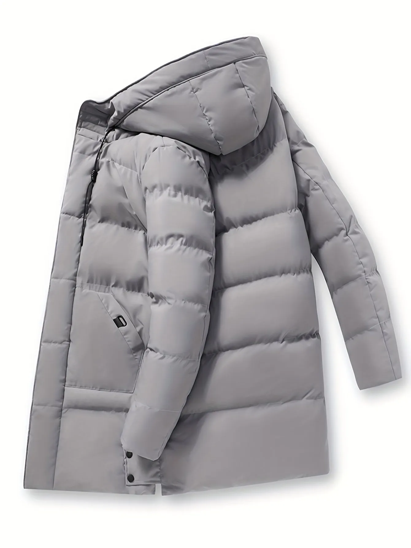 Warm Black Padded Winter Jacket With hood For Men | Ideal for Winter Activities
