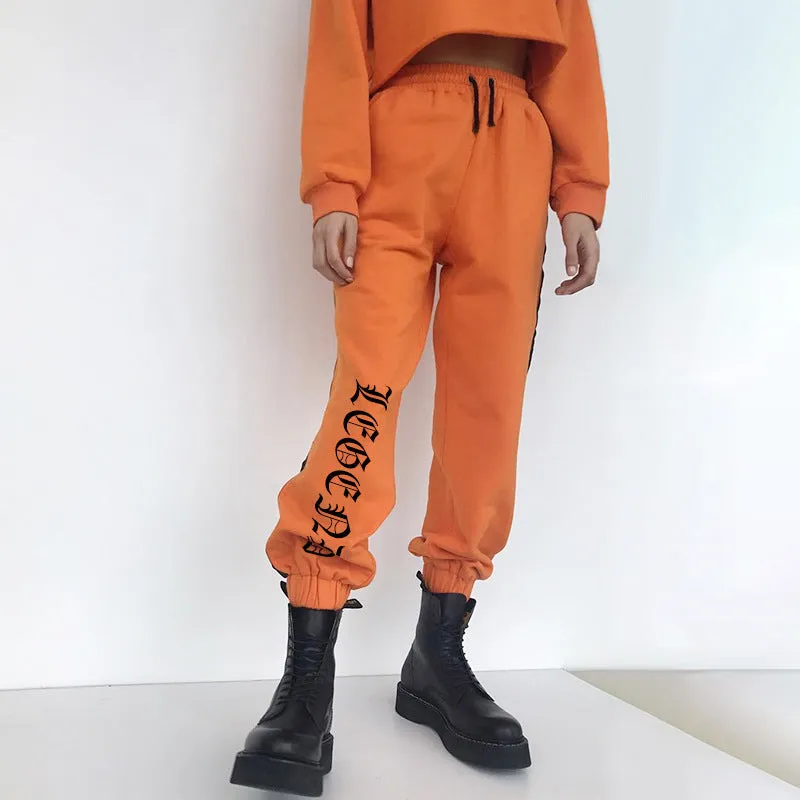 Women's Autumn Hip Hop Dance Joggers