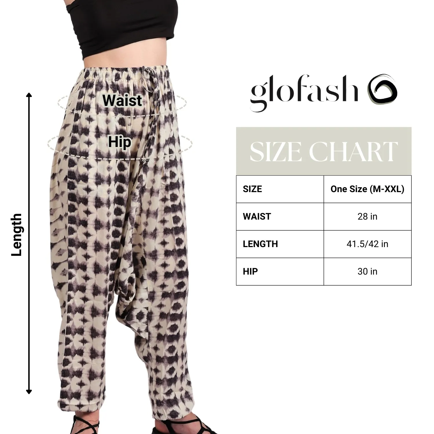 Women's Boho Harem Pants – Trendy Convertible Pants for Yoga & Beach
