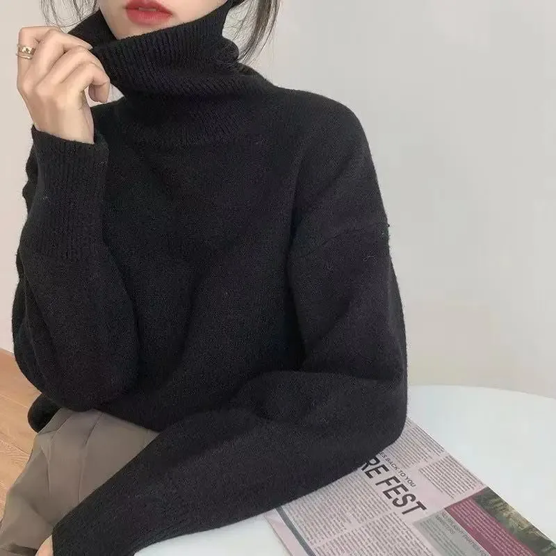 Women's Soft Knitted Turtleneck Jumper | Ideal for Autumn/Winter