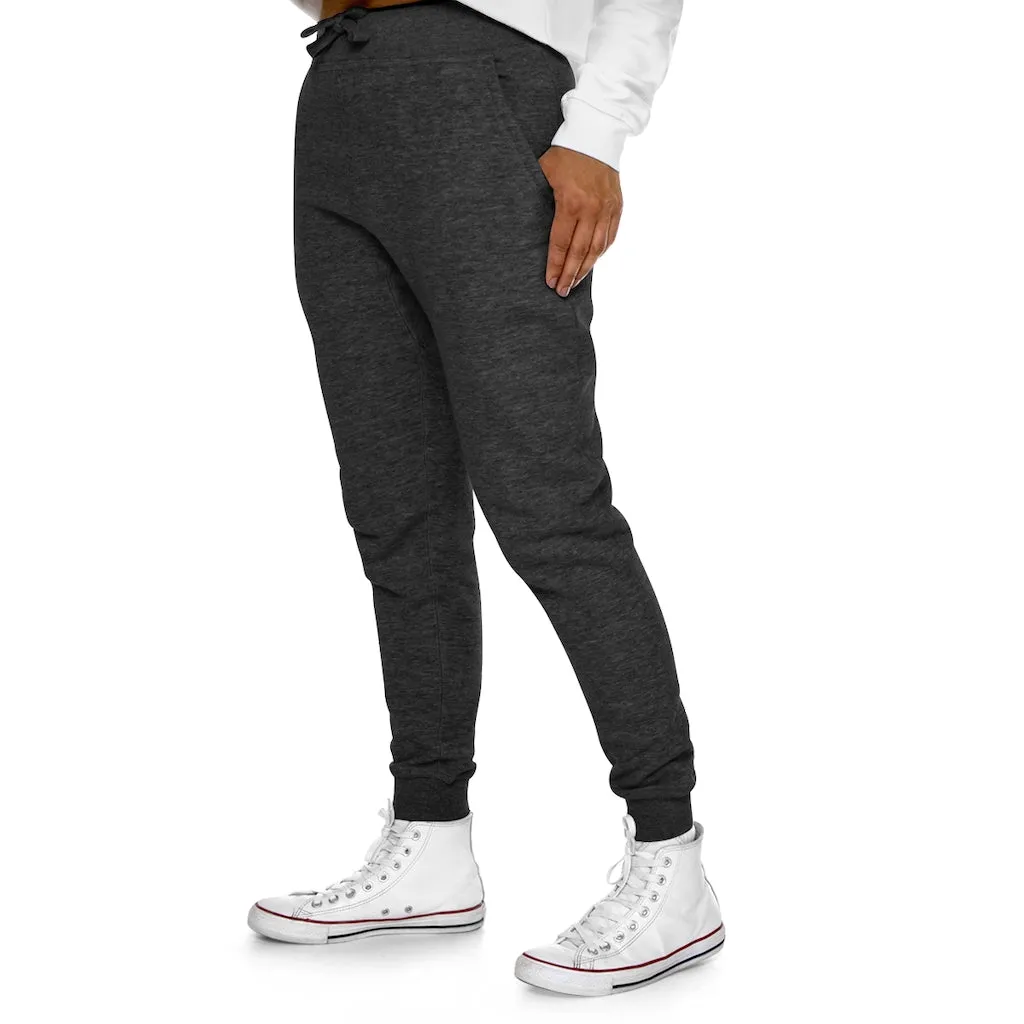 Yellow and White Fish Premium Fleece Joggers